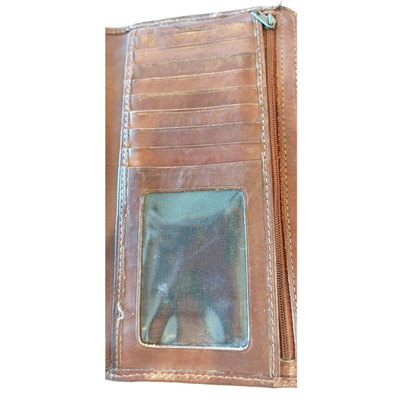 Vintage women's wallet by Liz Claiborne, genuine leather - Picture 5 of 10